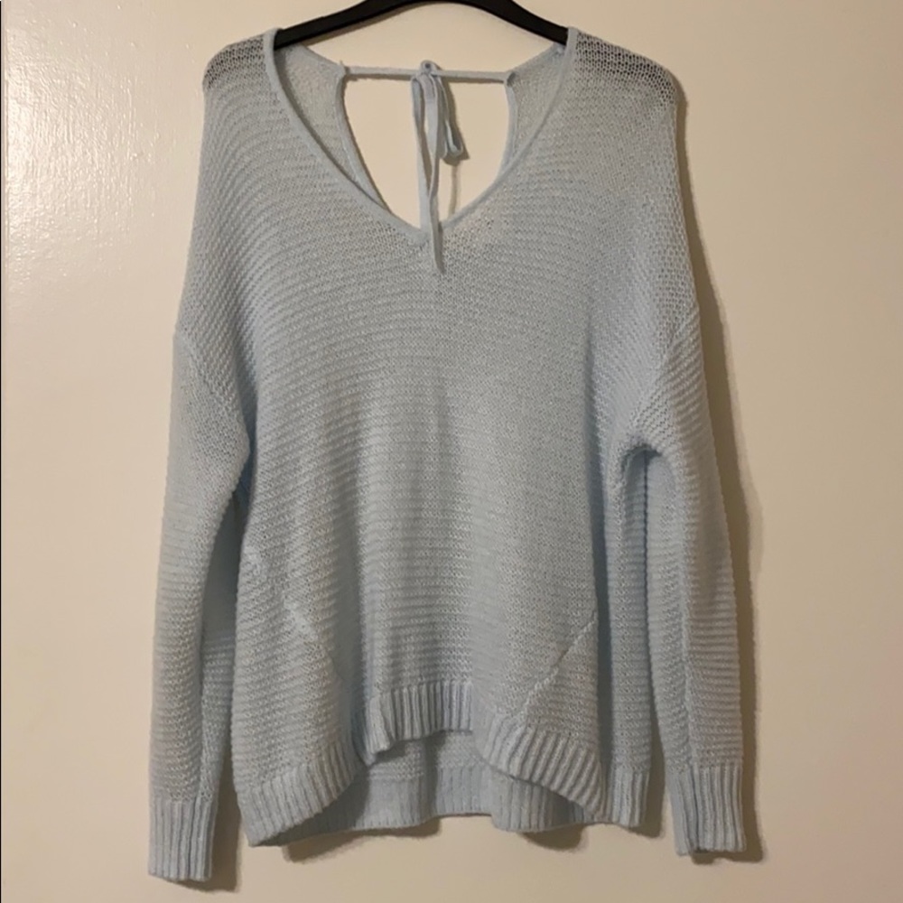 Light blue sweater